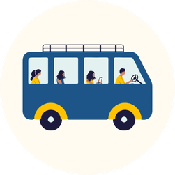 Illustration of a bus