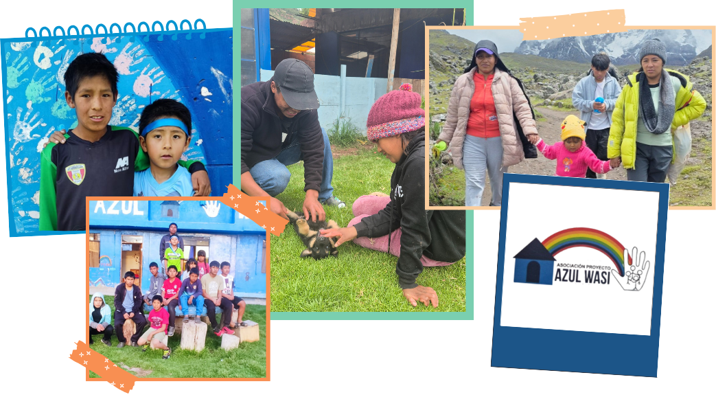 images of children in Azul Wasi