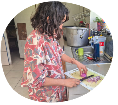 Kitchen in Azul Wasi