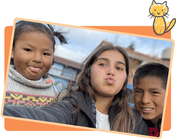 Loving children in Azul Wasi